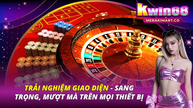 Giao diện cổng game Kubet sang trọng và mượt mà 